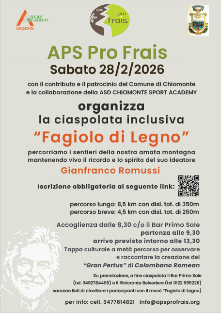 Fagiolo di legno - ciaspolata inclusiva